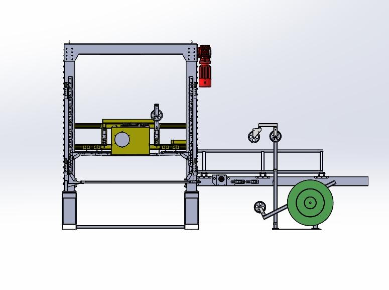 下壓摩擦焊接穿劍打包機(jī)